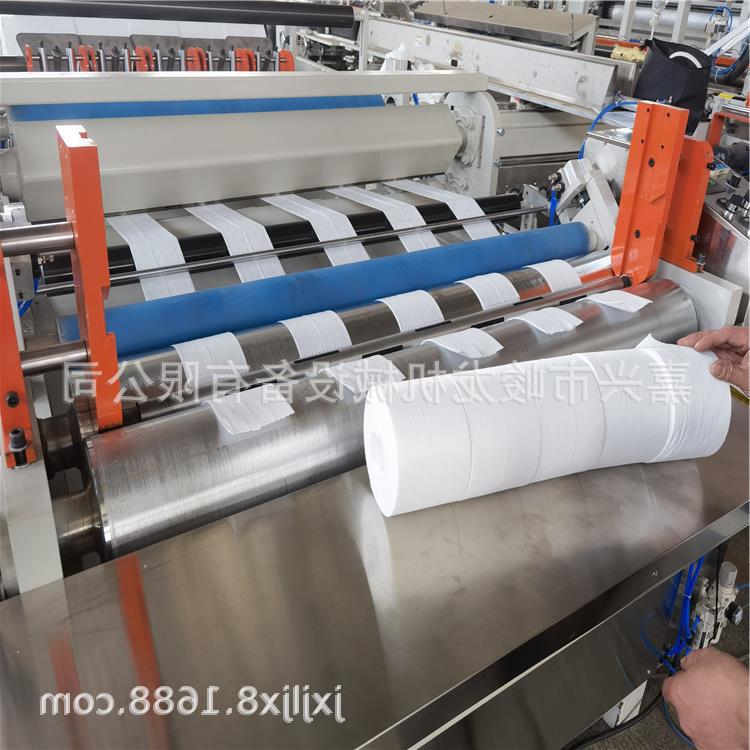 全自动一次性柔巾卷点断复卷机 无纺布洗脸巾设备厂家 美容棉柔巾