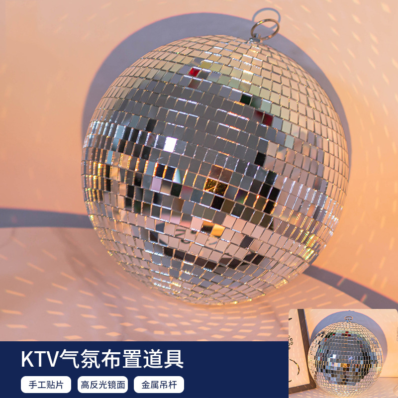 25CMdisco etapa salón de baile espejo bola de cristal reflexivo reflexión discoteca lugar diseño bar bola de la boda