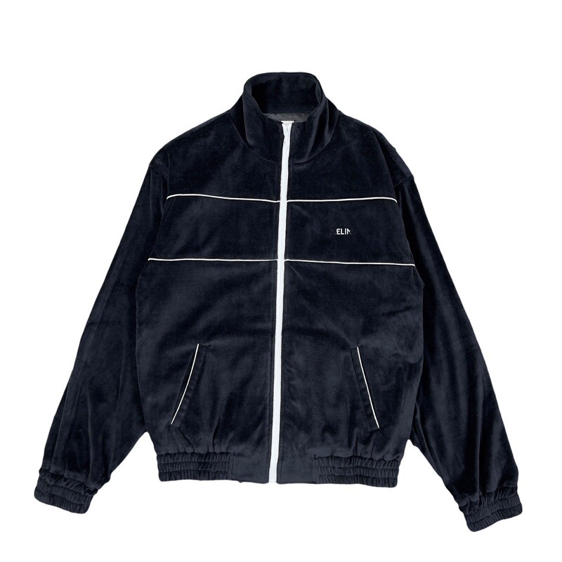 Correct Version in stock high quality CL Home New Embroidered Velvet Jacket Coat OS Loose Version for Men and Women