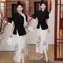 柔式工作服性感連衣裙足浴養生會所旗袍足療女技師衣服采耳師服裝