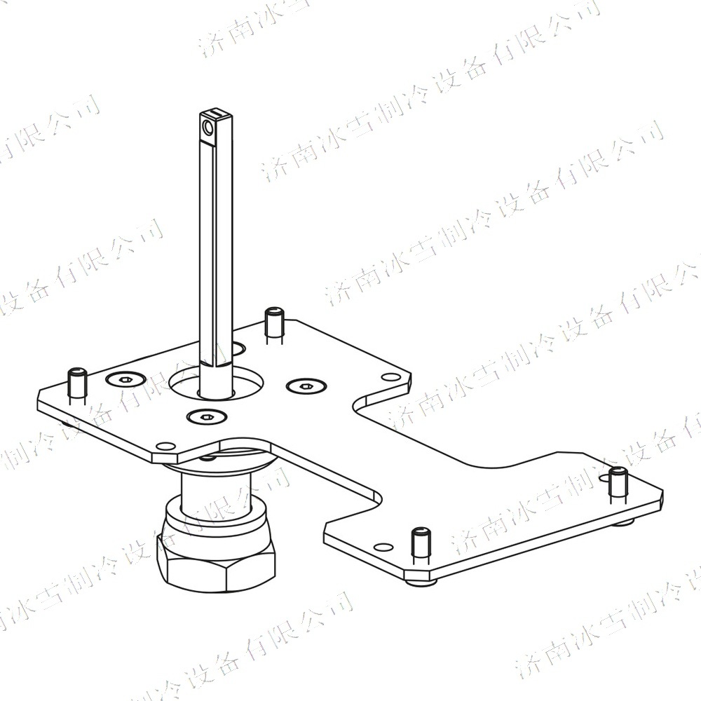 Castel卡士妥球阀伺服马达转接器9901/X38