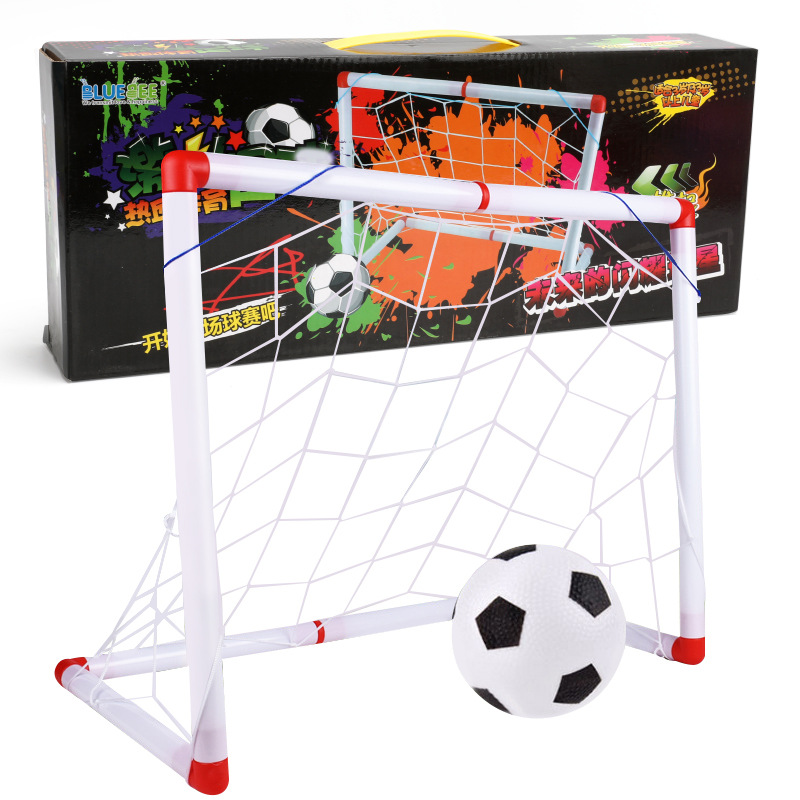 Los niños educativos Juguetes Comercio exterior desmontable interior al aire libre Deportes Fútbol puerta bomba de aire inflable fútbol