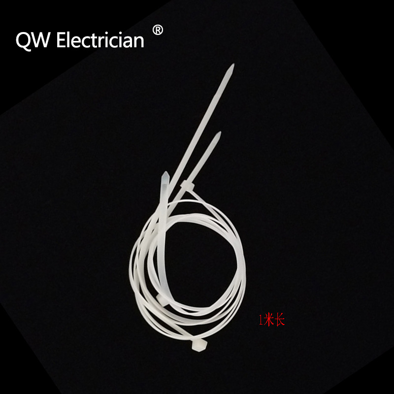 厂家供应QW Electrician牌自锁式尼龙扎带捆扎线带电工扎带10*850