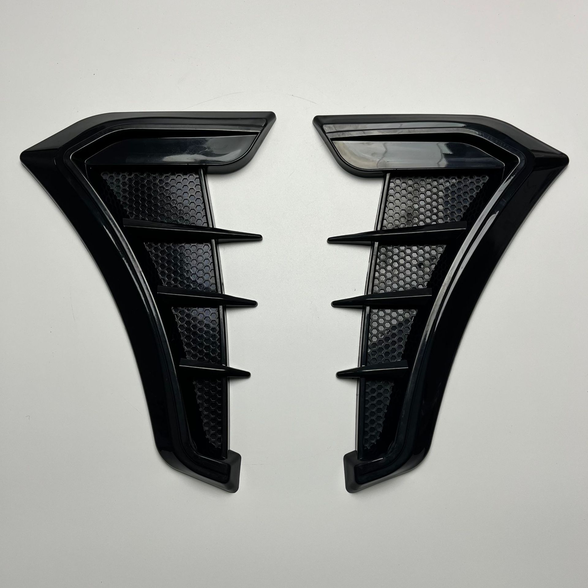 Car Simulation Shark Gill Fender Wing Modification Car Sticker Shark Fin Decorative Sticker Sealing Sticker Dropshipping