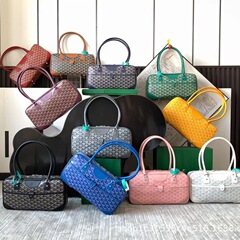 GOYARD戈雅中古法棍包限定版 rouette手提礼盒原版皮一比一饭盒