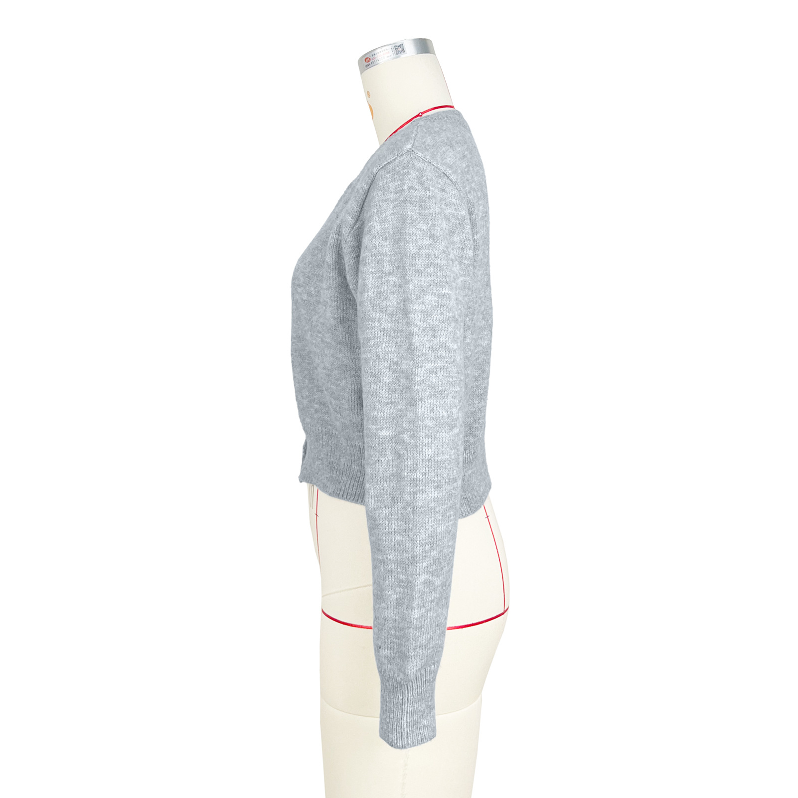 280g Weight Long Sleeve Sleeve Length Single Breasted Placket Type Polyester Fabric Type Short Top Length Cardigan, Sweater Tops Type Daily Occasion Round Neck Neckline Loose Fit Type Solid Color Pattern Spring, Autumn Season Women's Gender Button Design Streetwear Style Wholesale Women's Streetwear Solid Color Long Sleeve Button Sweaters & Cardigans 18