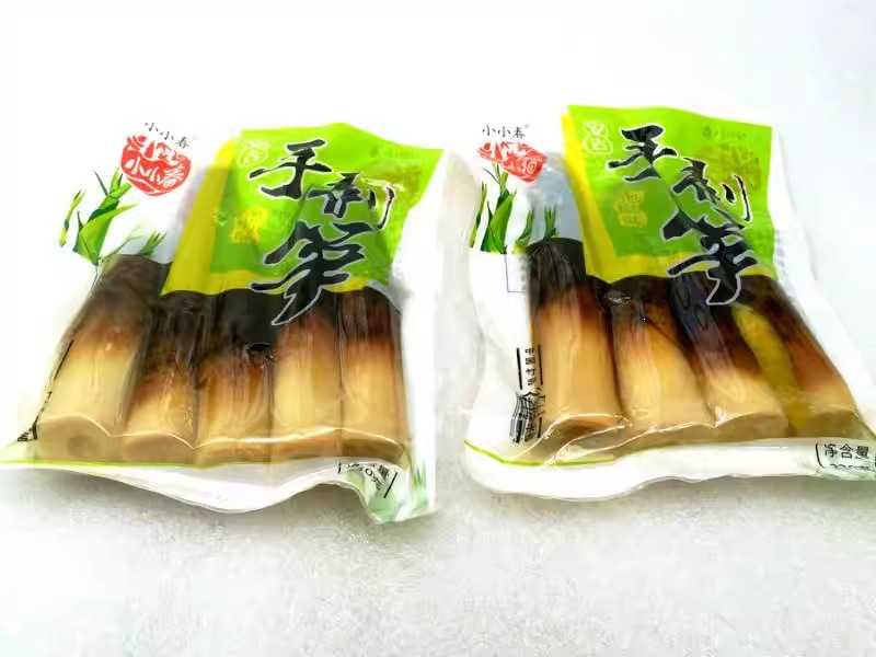 Hand-Peeled Bamboo Shoots Ready to Eat Pickled Pepper Flavor 500g Bag Spicy Snack key features