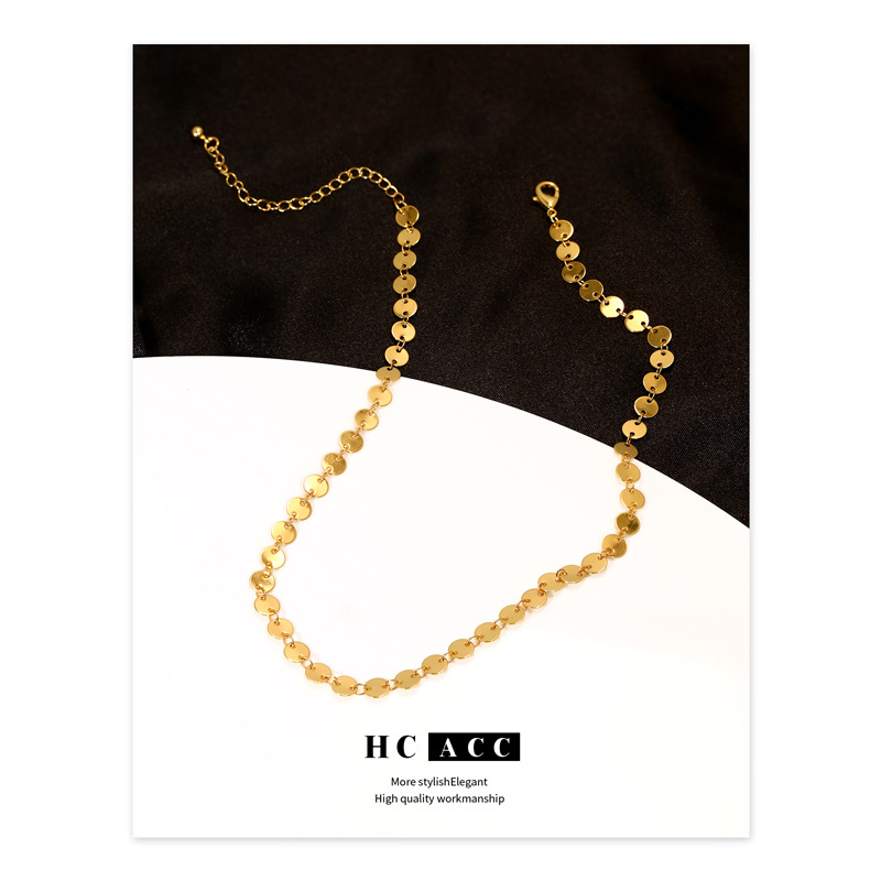 cross-border-hot-sale-metal-round-sequin-necklace-niche-design-high-grade-sense-ins-gold-necklace