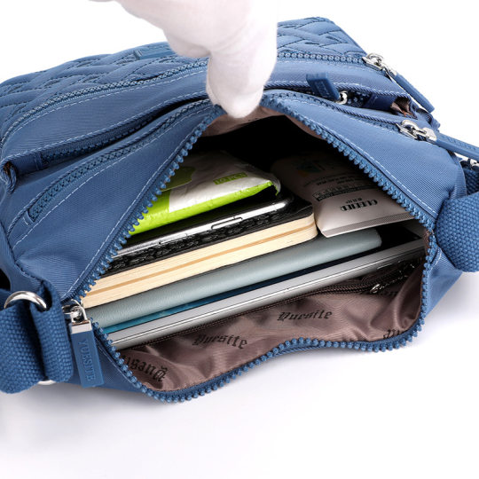 New Fashion Bag Women's Crossbody Bag Embroidery Lightweight Large Capacity Business Coin Purse Multifunctional Middle-aged Mother Bag