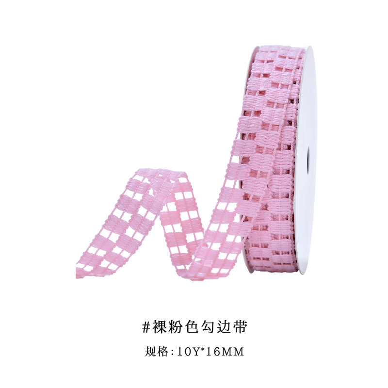 Yao Ming cinta flor embalaje regalo caja de regalo correa hecha a mano DIY accesorios de la joyería material hueco gancho cinta