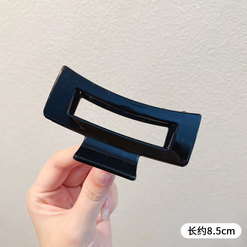 奢华潮流亚克力鲨鱼夹女大号发夹优雅百搭经典时尚饰品必备单品|undefined