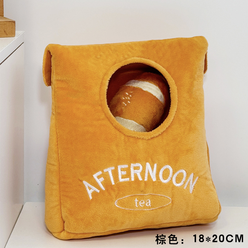 韓国のインスタ映えするパン型おもちゃ、嗅覚玩具、ペットの子犬用、音が出るぬいぐるみ、噛むおもちゃ、歯ぎしり、インスタ風ペット犬用|undefined