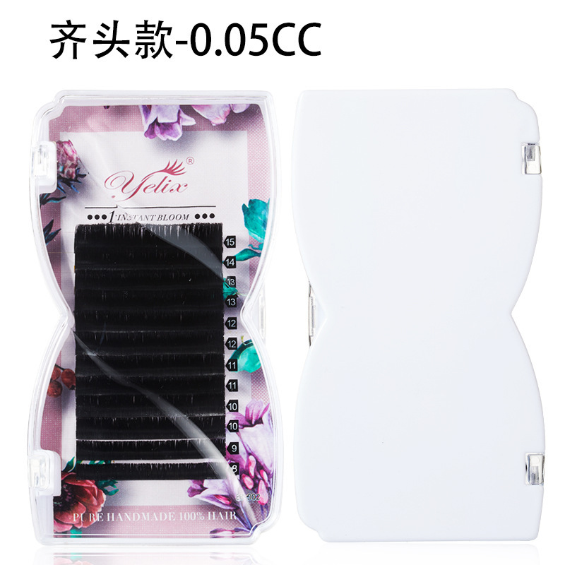 Fábrica de injerto de pestañas europeas y estadounidenses, pestañas transfronterizas, pestañas de una sola punta afilada, pestañas naturales, pestañas falsas florecientes en un segundo