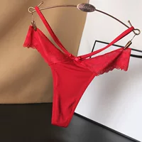 Новые чистые женские трусики кружевные полые сексуальные хлопчатобумажные промежности без следов тонкая лента