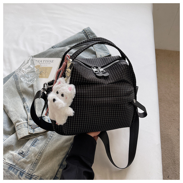 Casual bolso de mano ligero para mujeres 2026 nueva moda bolso de nylon cuadrado de viaje ocio mochila de hombro