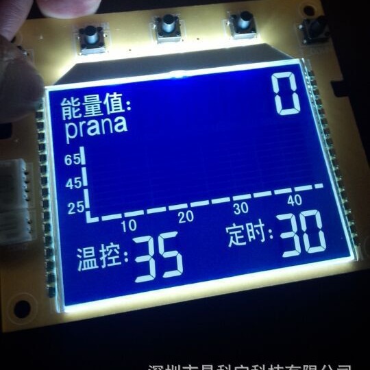 液晶屏生产工厂定段码屏LCD液晶显示屏室内温控器温控专用屏幕