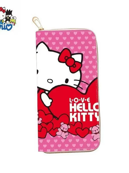 New Children's Wallet, Long Style, Cute Cartoon Design, Simple and Practical Coin Purse, Card Holder with Zipper, High Aesthetic Value