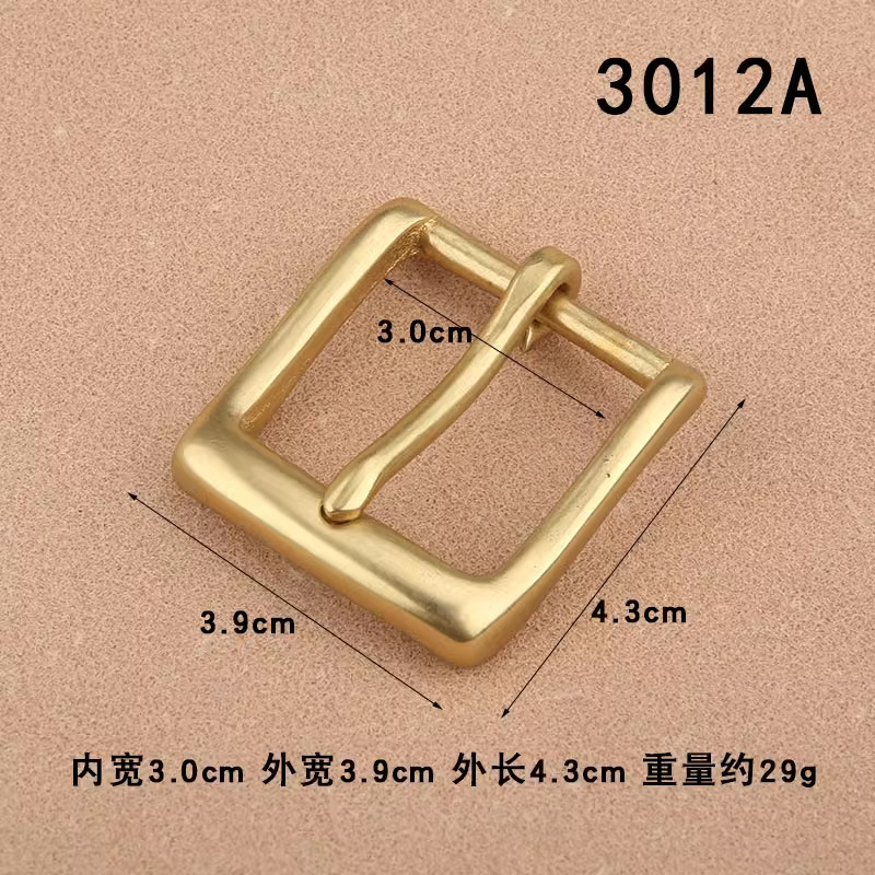 真鍮の中実ベルトのバックルカジュアル女性のベルトのバックルのズボンのバックルのクリップ3.0cmの卸売りのベルトのバックル|undefined