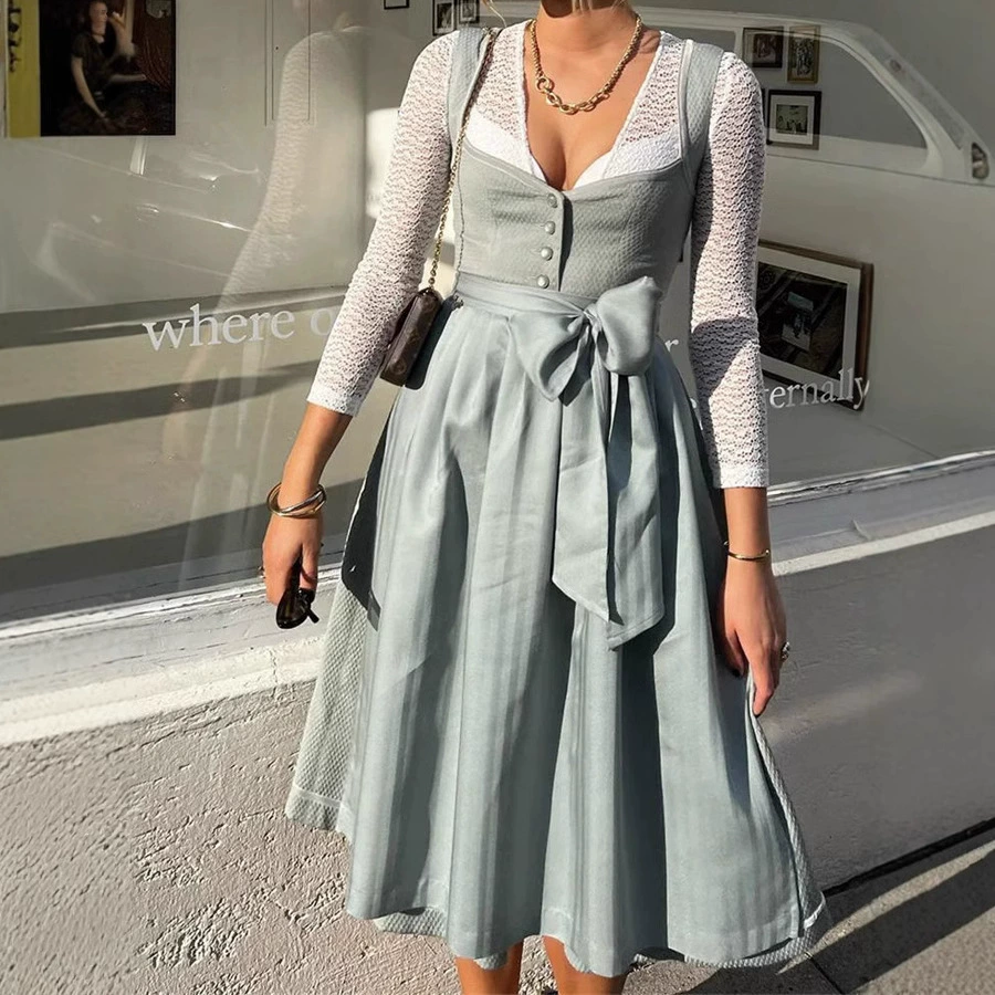 Немецкий синий пивной костюм