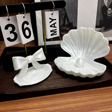 贝汉美ins风少女梦幻3d打印贝壳灯珍珠卧室装饰摆件跨境热采