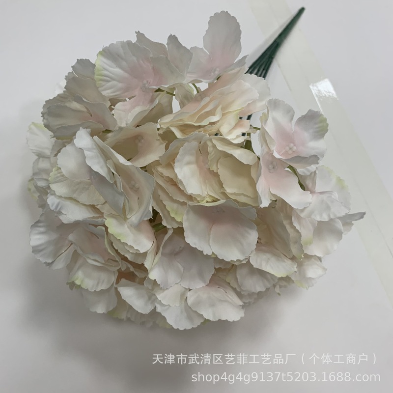 仿真花束5头无叶绣球婚庆假花路引装饰外贸跨境仿真绣球假花家居|undefined