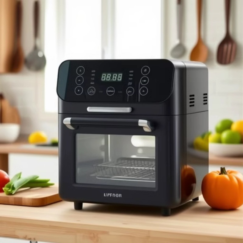 2025 New Air Fryer Cross-Border Large-Capacity Visual Electric Oven Multi-Functional Household 110V Fryer