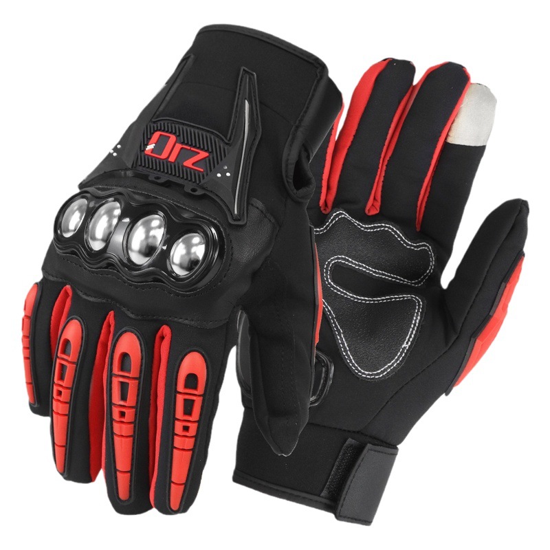 Orz motocicleta montar guantes de invierno de los hombres y las mujeres de pantalla táctil a prueba de frío impermeable motocicleta a prueba de viento caliente Knight equipo