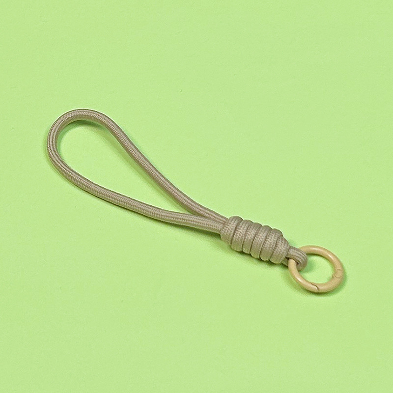 クリエイティブ携帯電話ストラップ diy キーホルダーアクセサリーカラフルなショートロープ人形携帯電話チェーンロープ紛失防止編組ロープ|undefined