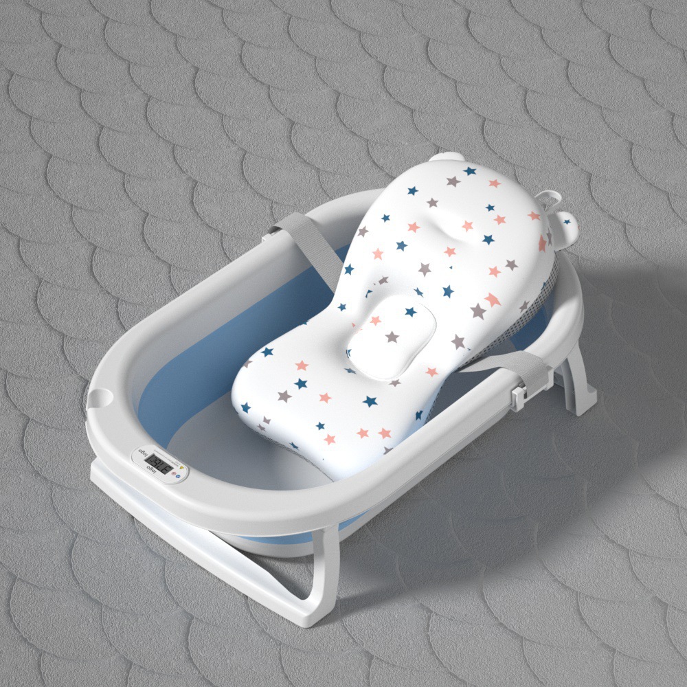 Bañera Plegable para Bebé de Plástico Sensible a la Temperatura para Recién Nacidos