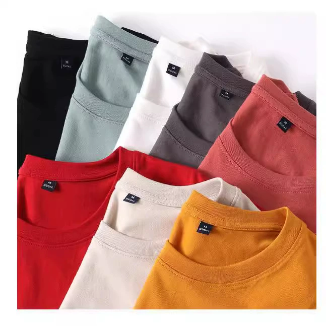 Детская футболка из чесаного хлопка, пустая рекламная рубашка с короткими рукавами и логотипом, футболка для детского сада, классная форма, футболка с ручной росписью