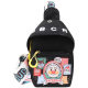 Internet-famous children's bag girl's backpack chest bag bread Superman messenger bag canvas bag satchel wholesale logo