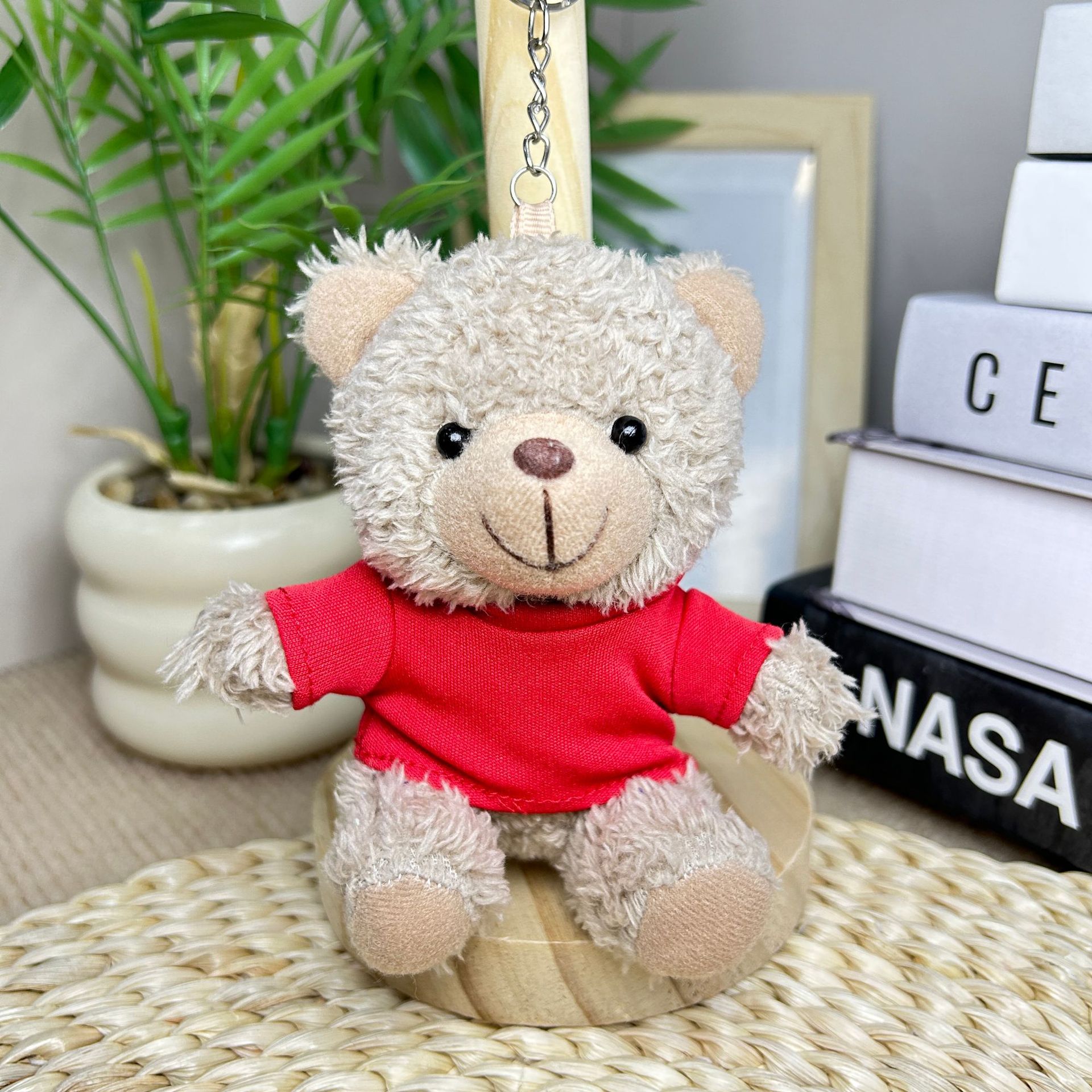Colgante camiseta Teddy Bear muñeca Teddy Bear muñeca juguetes de peluche temporada de graduación logotipo corporativo regalo muñeca tela