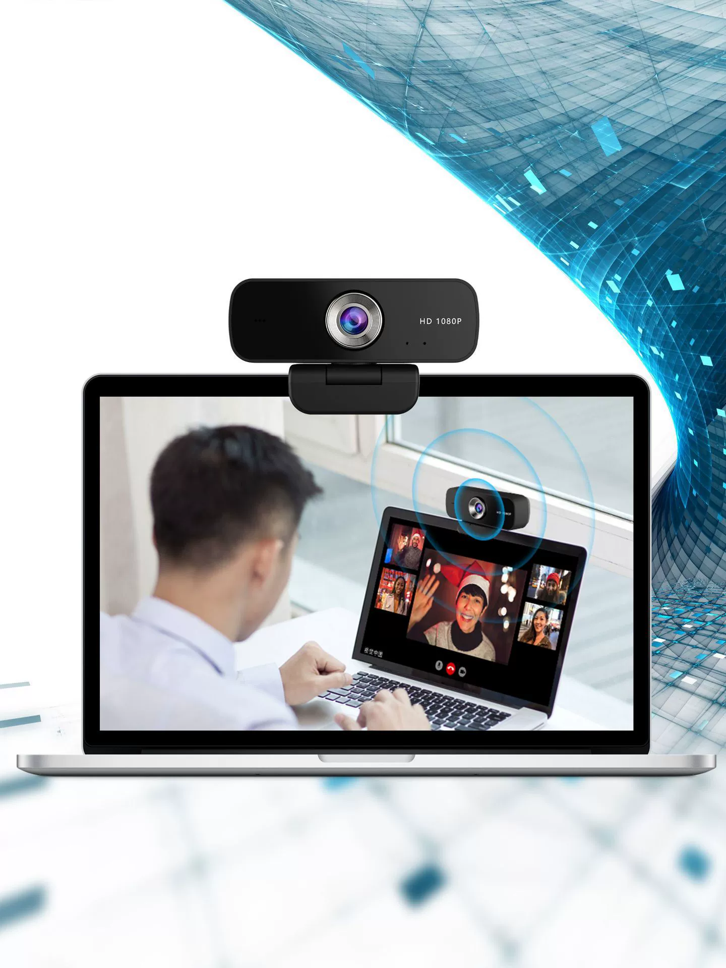 Live HD 1080P Сетевая тестовая видеоконференция, живое изображение на компьютер, USB сетвая камера, прямая поставка с завода