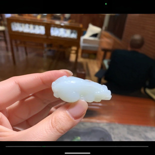 Collection Xinjiang Hetian Fat Jade 95 Yutian Material Pixiu Pendant White Fine Grade One Fat Jade
