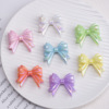 UV -plated solid color ribbon tie ~ candy -colored acrylic straight bow DIY mobile phone chain beading accessories