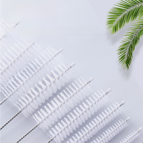 8.9.10.12.13 Set of Stainless Steel Straws Brushes, Test Tube Brushes, Nylon Cleaning Brushes - Multi-Size Cross-Border Shipping Set