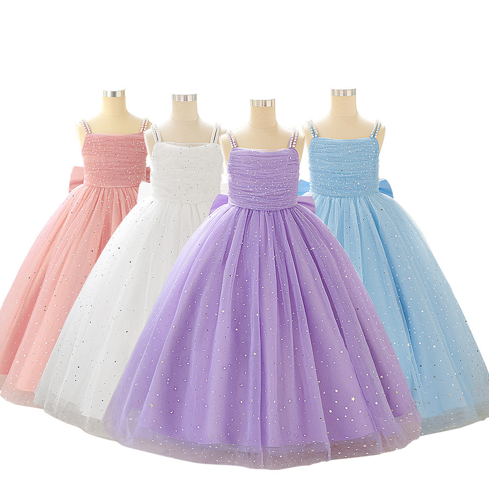 Vestido de cumpleaños de niños transfronterizos vestido de novia esquinilla vestido de piano vestido de noche de princesa