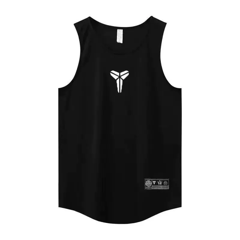 Американский жилет, мужской летний спортивный быстросохнущий дышащий свободный жилет, футболка Коби Брайанта, трикотаж, баскетбольная тренировочная одежда