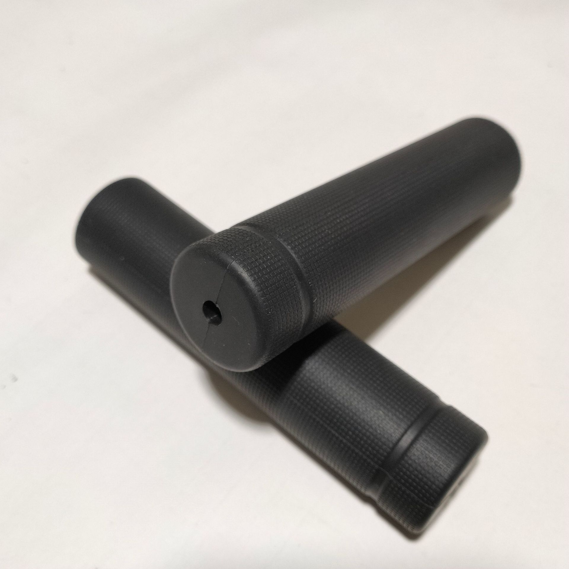 工厂直销扁平口硅胶门把手套防滑纹台钓竿手柄套户外皮划桨握把套