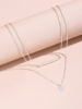 Fashionable trend metal necklace, sweater from pearl, chain for key bag , suitable for import, city style