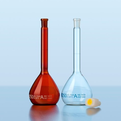 德国Duran杜兰-SCHOTT/肖特棕色容量瓶 A级 USP证书