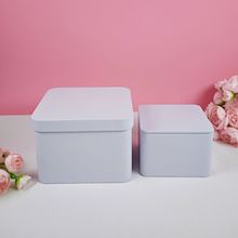 创意方形马口铁喜糖盒子茶叶饼干月饼饰品收纳铁盒婚庆礼品包装盒