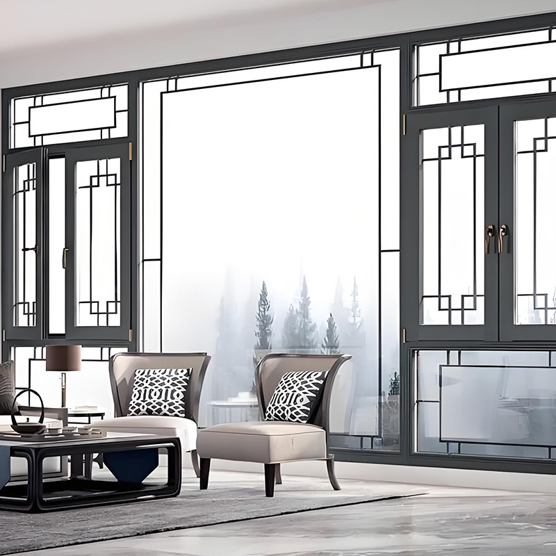 Окно антикварное Yiheng Doors and Windows 55мм одностекольное