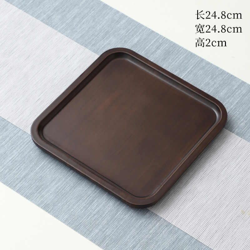 25*25*2 walnut square engraved plate