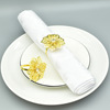 Hotel and restaurant exquisite high -end napkin mouth cloth rims, napkin ring width, spot, wholesale napkin, net flower