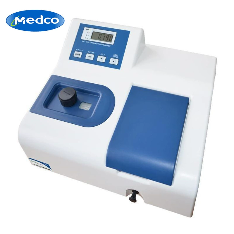 Портативный фотометр с двумя лучами УФ-ВИД спектрометра, европейская вилка, английская инструкция