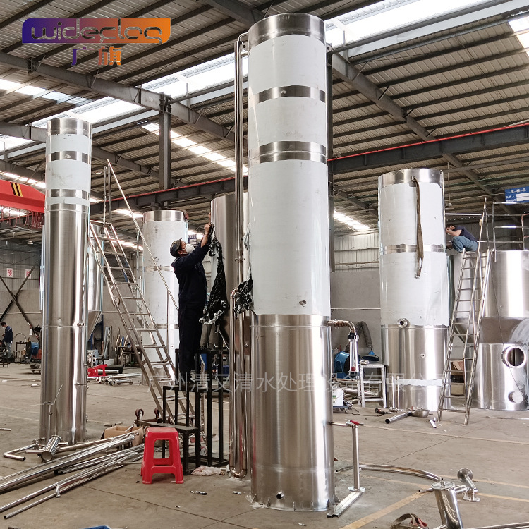 农村饮用水自来水厂河水井水水库净化不锈钢一体化净水设备过滤器