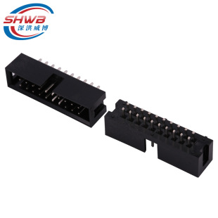 �S��ֱ�N��ţ2.54MM�g�� ����ţ���� 2*10P�p��ֱ�ֱ�_DC3-20Pin