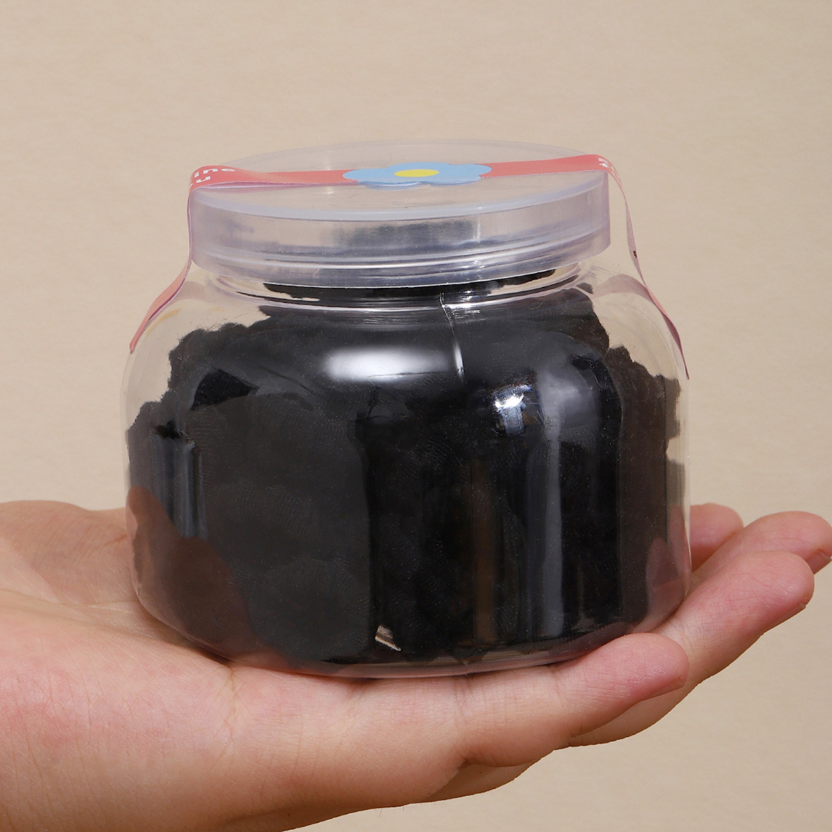 Black 100-pack jar of anti-slip grips