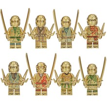 亚克力幻影黄金忍者人仔飞天忍者小人孙悟空饰品 亚克力饰品